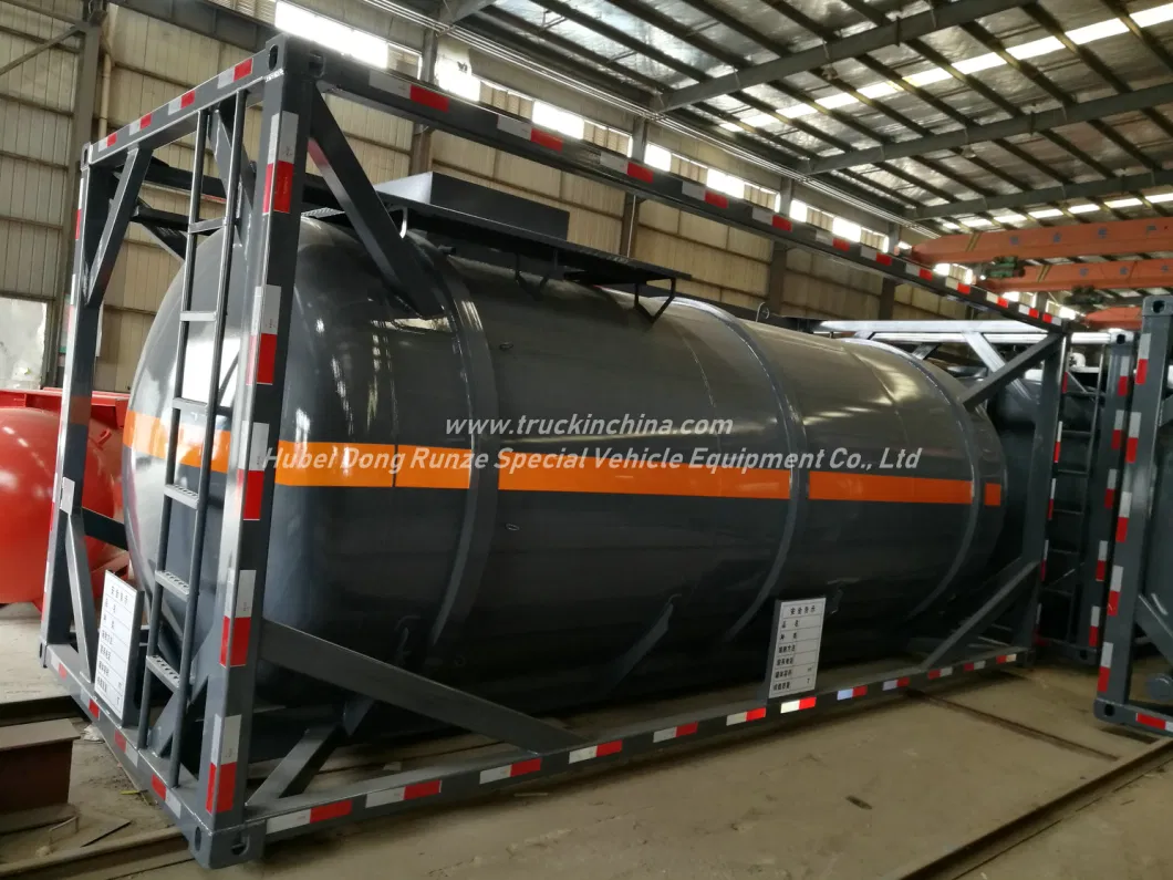 Hydrochloric Acid Tank (ISO 20Feet Container Frame) 22kl HCl Un1789 Max 35% Corrosive