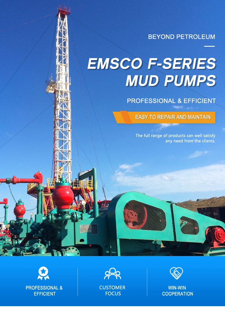 High Flow Capacity F500 Customized Professional Oilfield Drill F1300 Mud Pumps