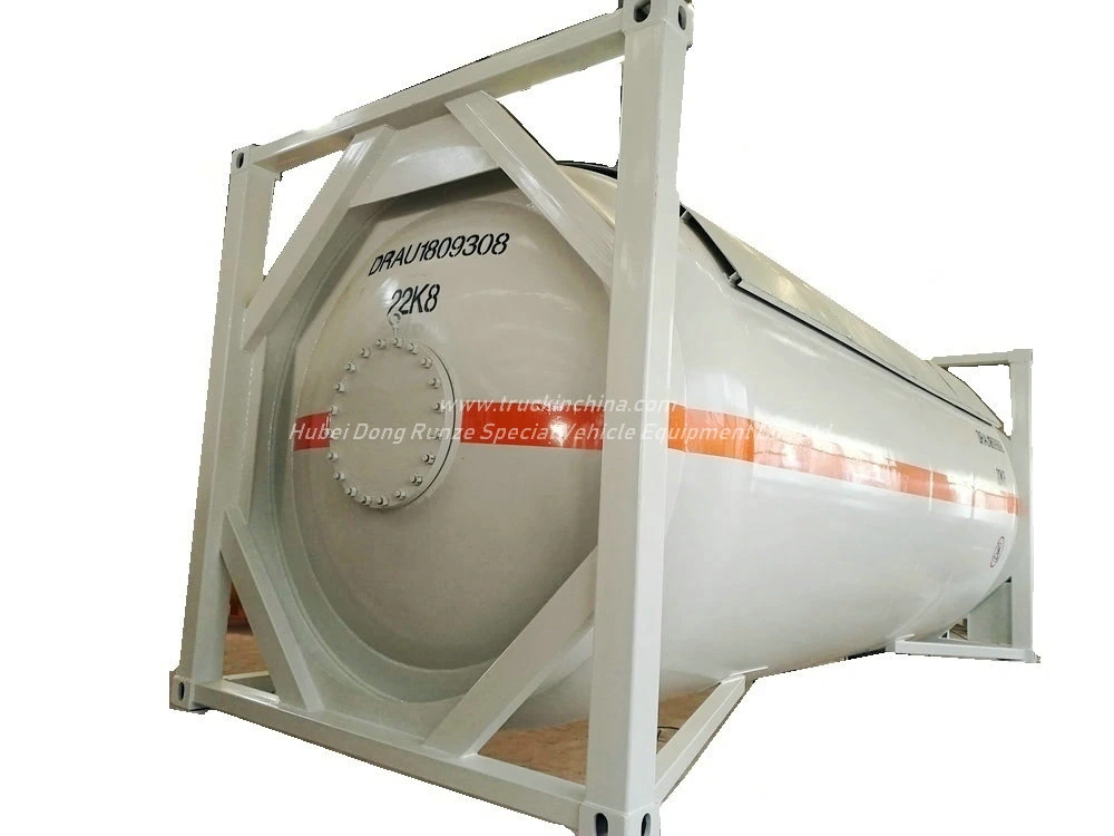 Hydrochloric Acid Tank (ISO 20Feet Container Frame) 22kl HCl Un1789 Max 35% Corrosive