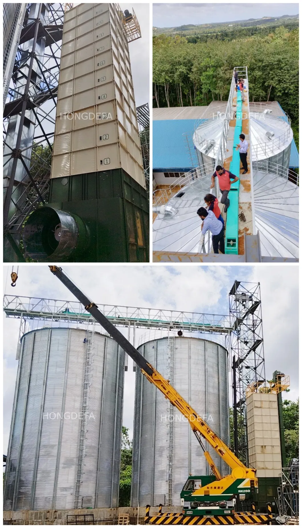 Maize Soya Storage Silos Steel Storage Tanks for Sale