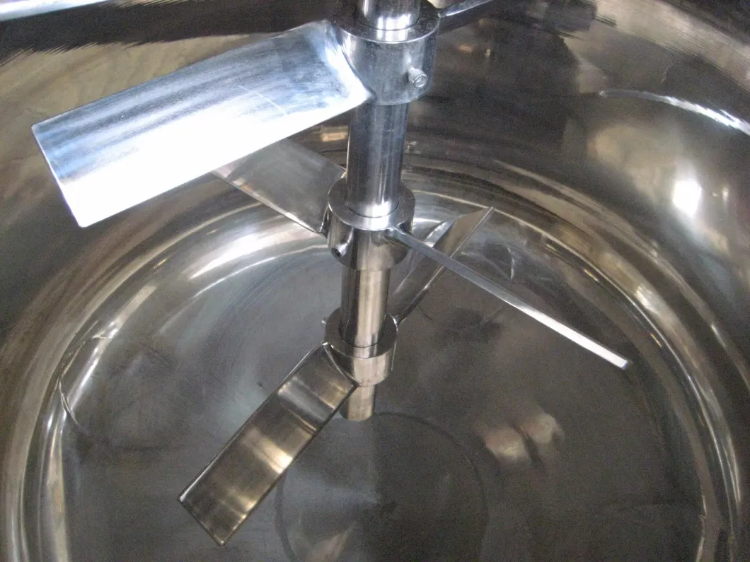 Stainless Steel Half Open Lids Heating Mixing Pressure Tank Factory