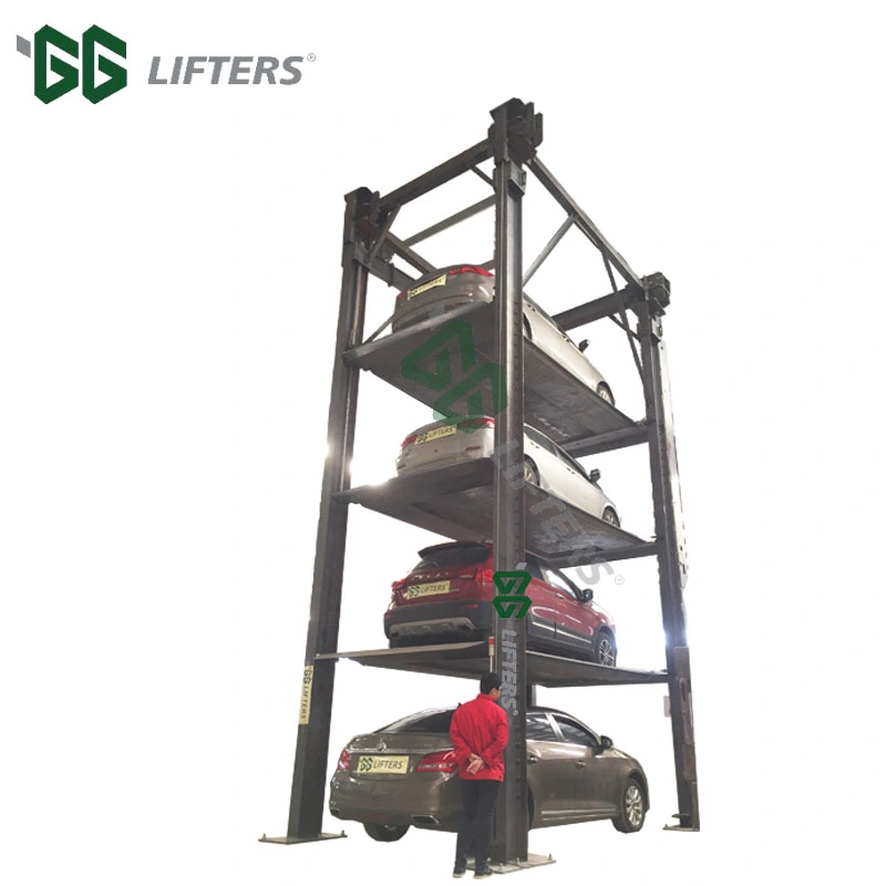 hydraulic 3 levels lift platform for car