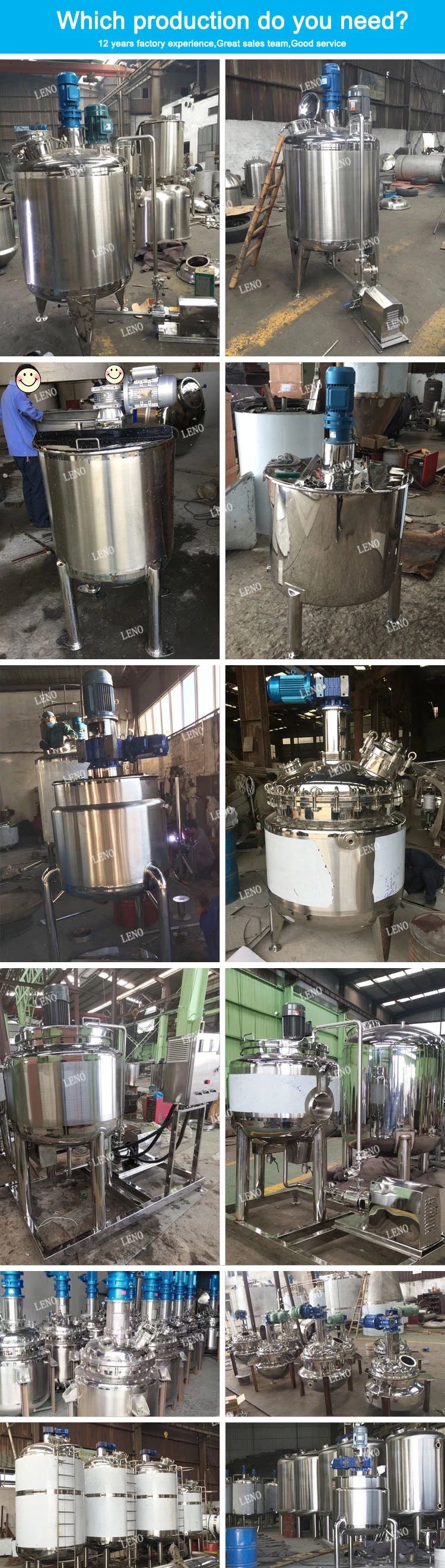 Stainless Steel Liquid Soap Mixing Equipment/Cosmetic Creams Mixer Tank