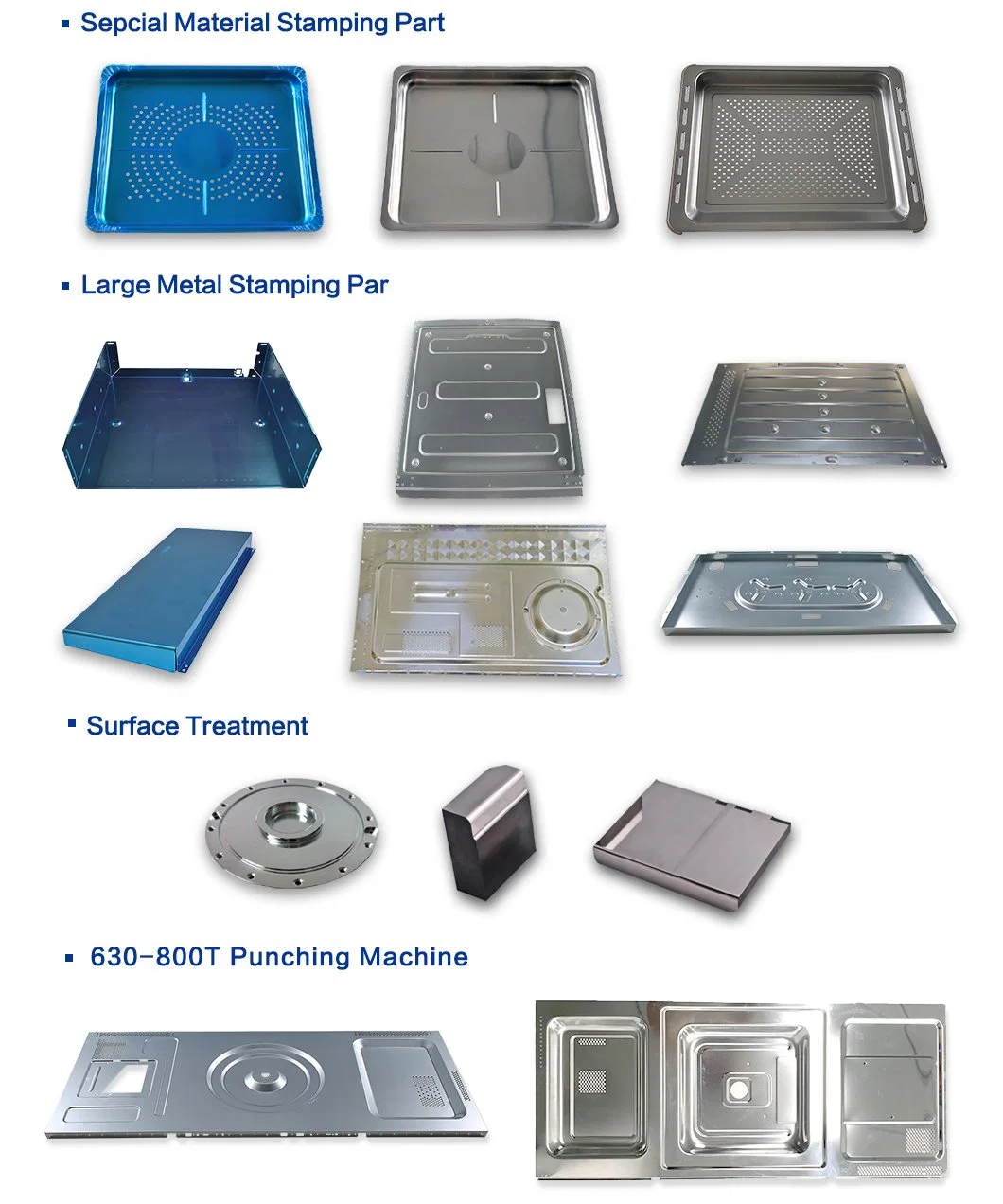 Professional Custom Sheet Metal Parts Stamping/Surface Treatment for Auto/Home Appliance Metal Parts