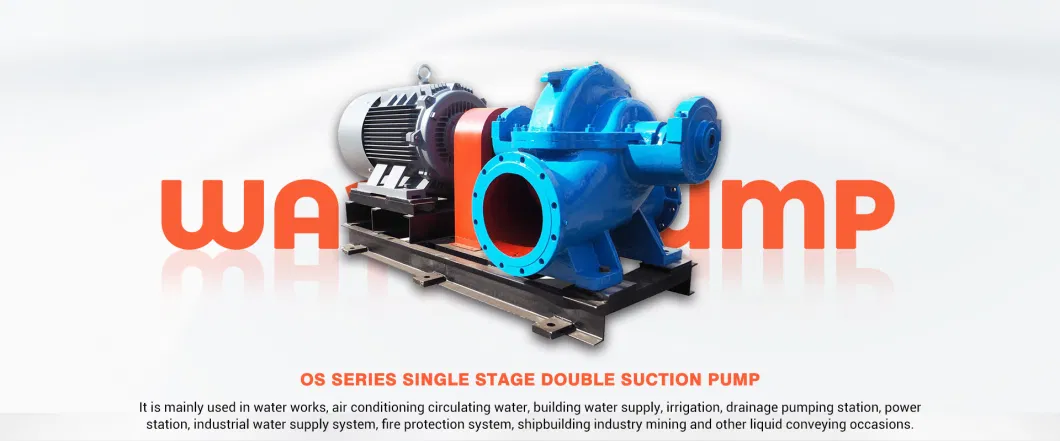 High Pressure Horizontal Single Stage Double Suction Casing Centrifugal Pump