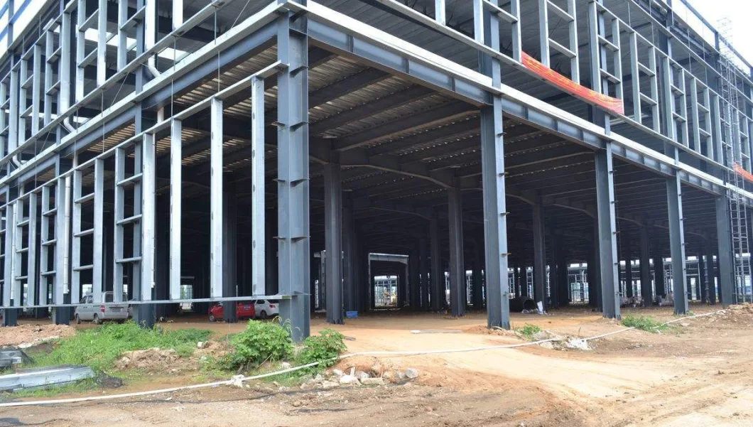 High Quality High Rise Plant Building Office and Hotel Steel Structure