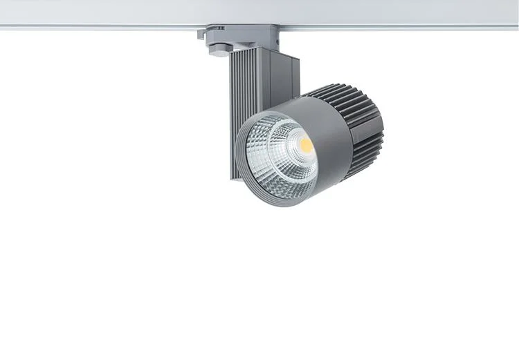 Commercial LED Track Mounted LED Light Projector Type 30W Ceiling COB Dimmable Adjustable Moving Head Spot LED Track Light