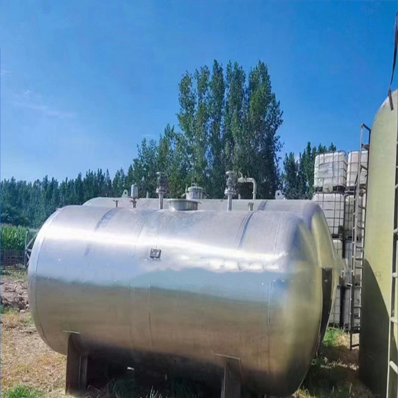 Outdoor Ethanol Acetic Acid Storage Tank for Second-Hand Hot Water Tank