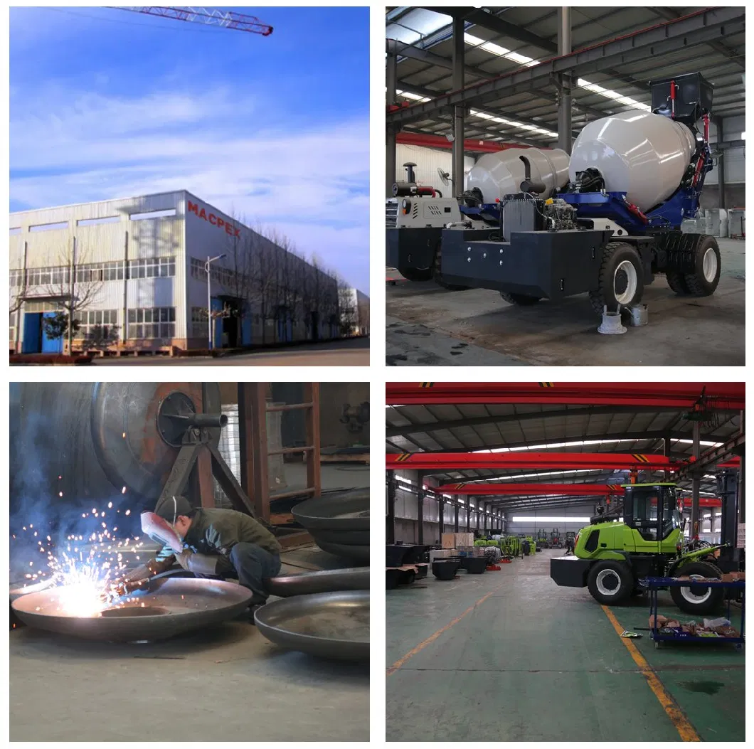 Multi Purpose 1.0/1.2/1.5/2.0/2.5/3.0/3.5/ 4.0 Self Loading Concrete Mixer Truck Mixing Car