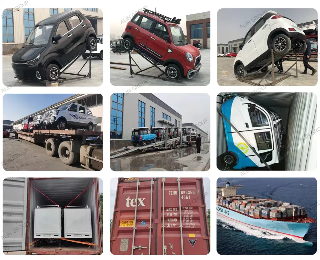 Electric Vehicle Pick up 300kg Loading Capacity Electric Car for Cargo.