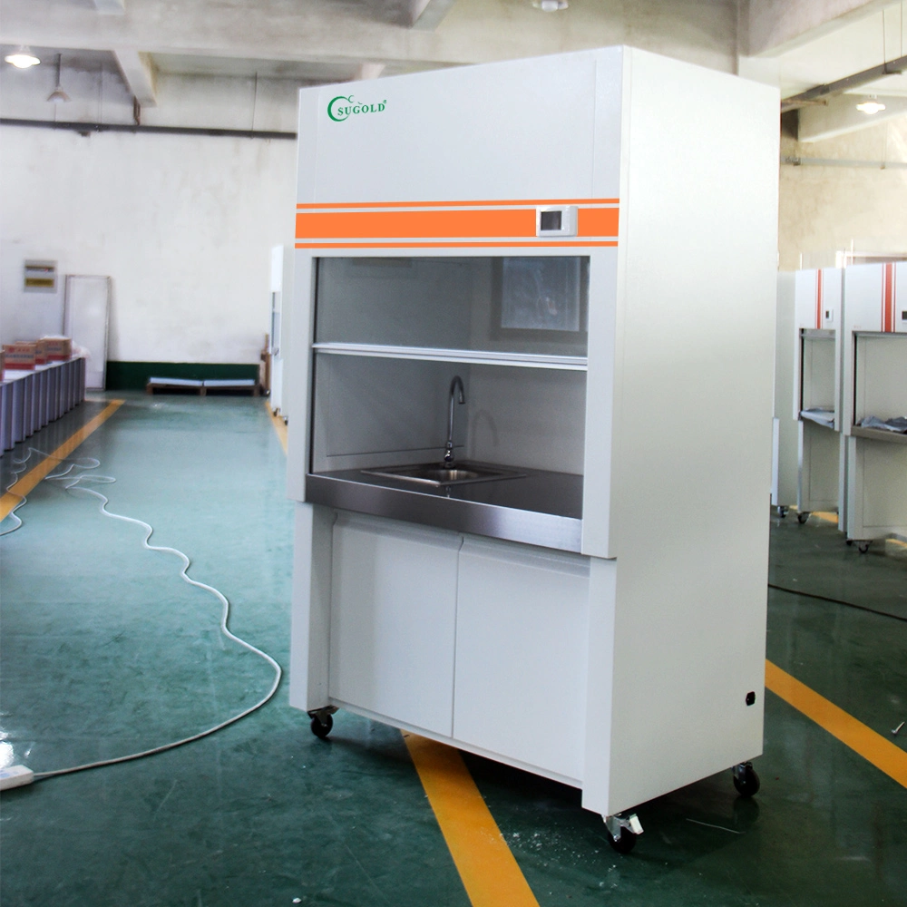 All Steel Gas Extractor Fume Hood with Cupboard for Chemistry