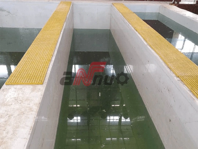 Pretreatment Acid Pickling Rectangular PP Tanks for Galvanizing Plant