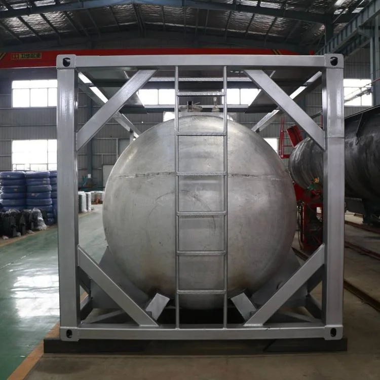 30FT Hno3 Container Tanks for Transport Nitric Acid 98% Concentration (Purity Aluminum 12mm Tank UN 2031)