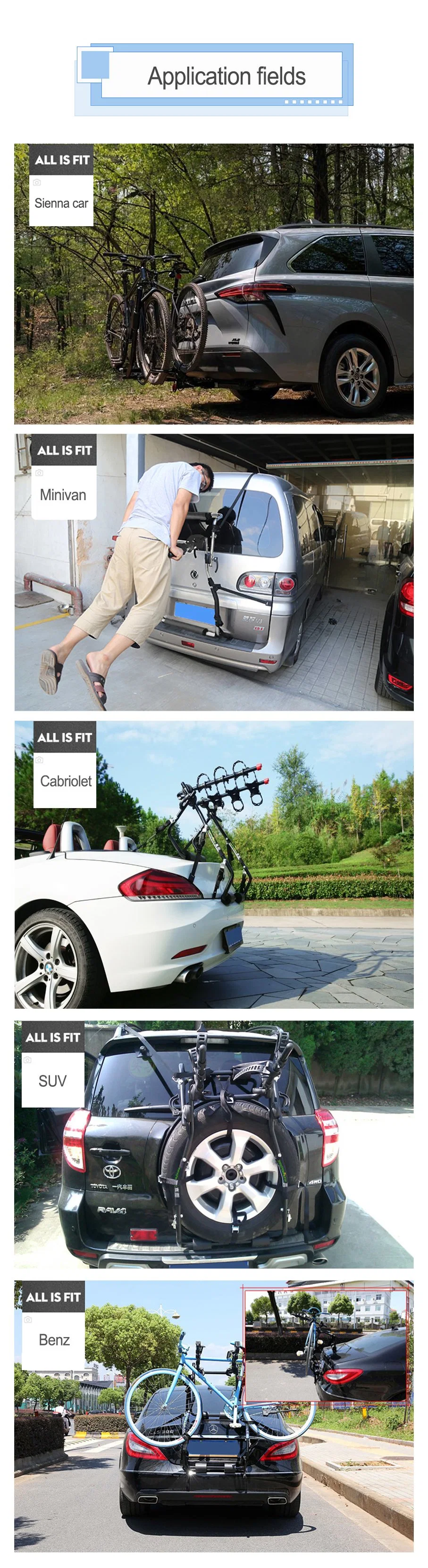 Hot Selling Customized Bicycle Carrier Bike Rack for Sedan SUV Bike Carrier