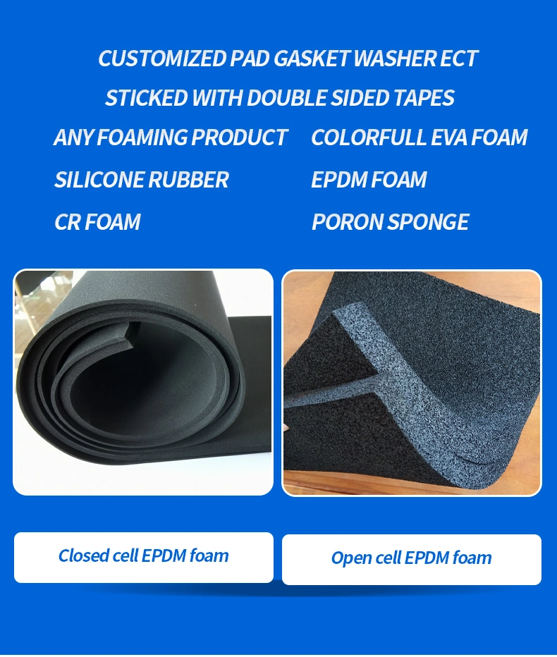 Vacuum Suction Cup Quick Rebound EPDM Open-Hole Sponge Anti-Skid Sponge Stamping Gasket Round Hole Size Manipulator Day Big Head Sponge Without Trace