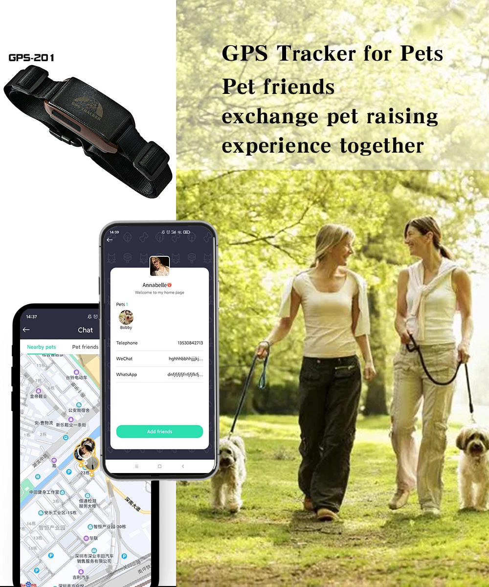 Anti-Lost Tracking Device for Pets Dog GPS Tracker Coban 201 Animal Trackers Real Time Positioning Detector