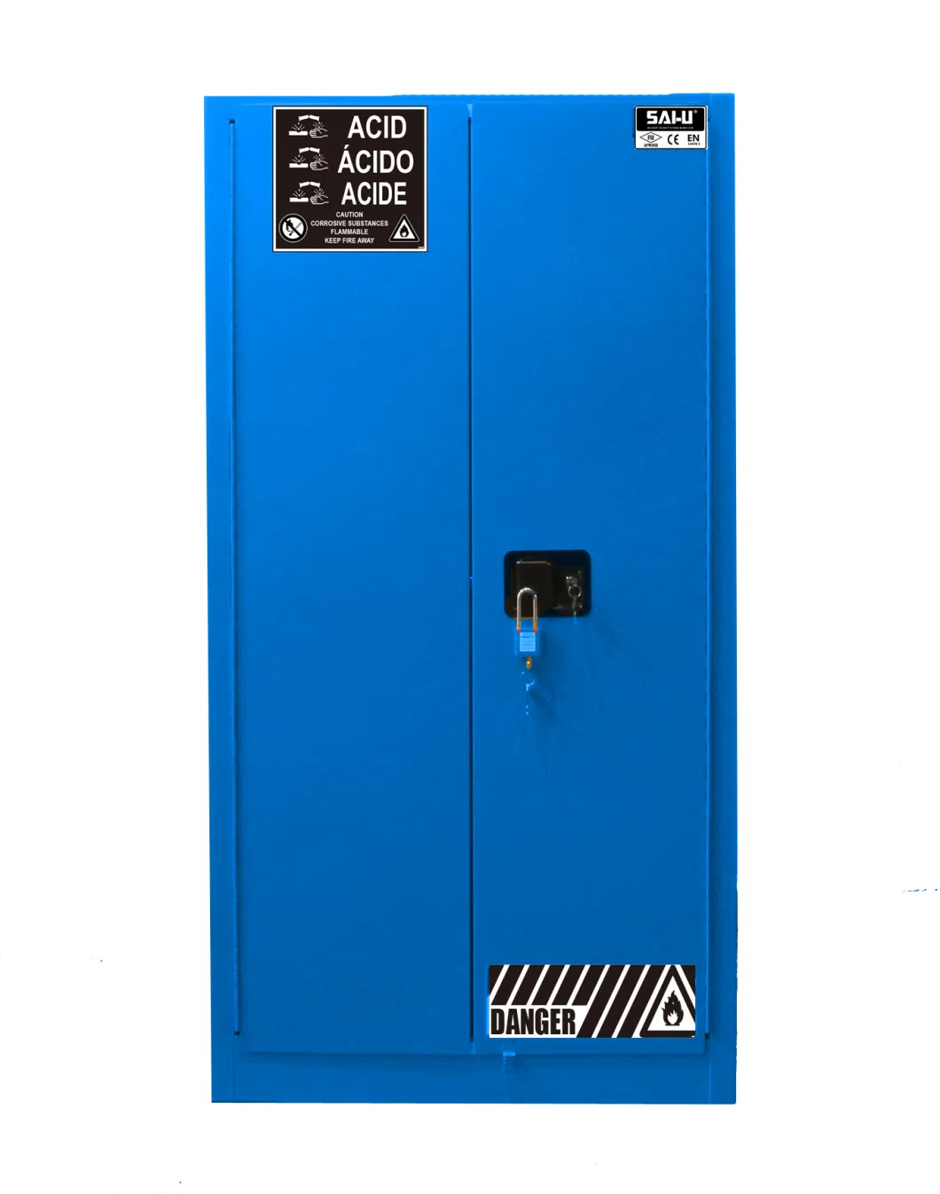 Sai-U 60 Gal Corrosive Storage Cabinet for Weak Acid FM CE