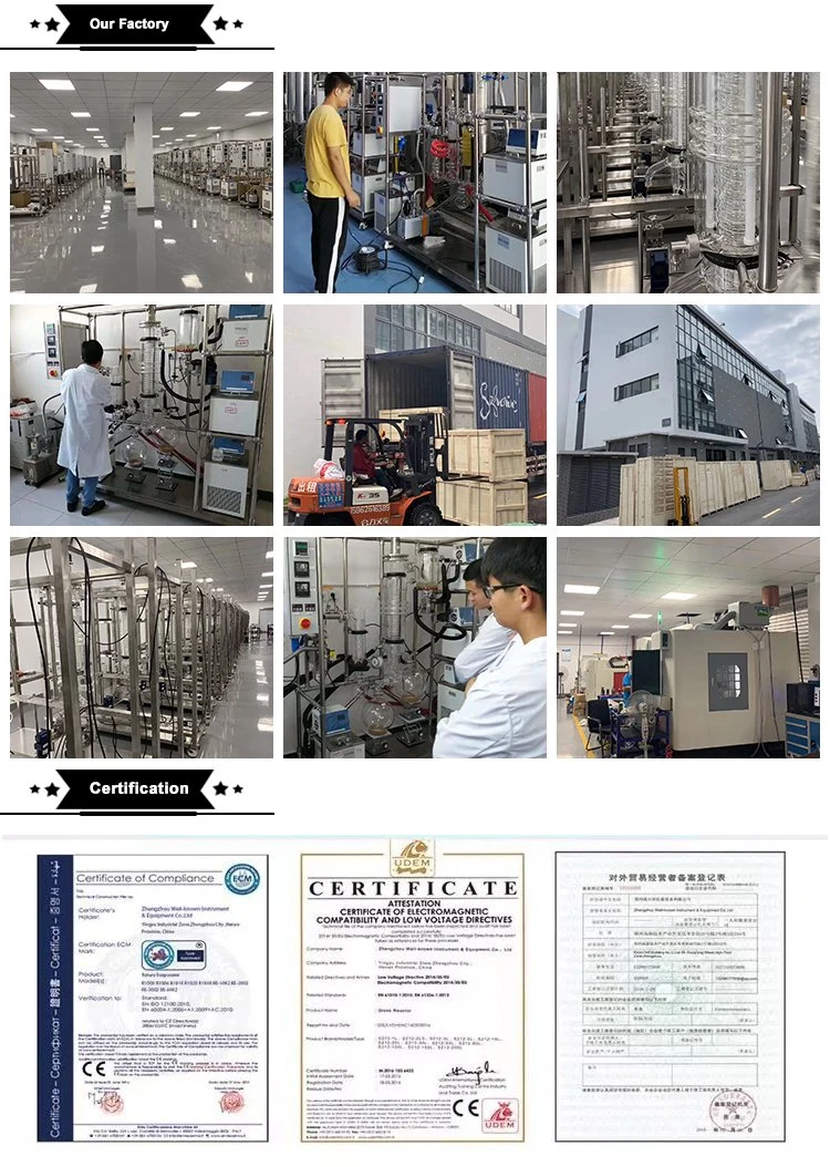 Stainless Steel Industrial Multi-Effect Rotary Vacuum Evaporator System