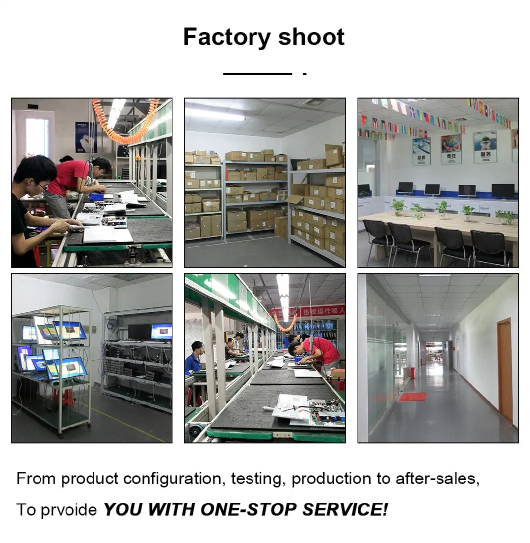 Factory Hot Selling Industrial Touch Screen Rotating Base Support Wall-Mounted All-in-One Computer