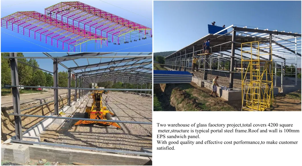 Prefabricated House Construction Steel Building Material Model Building Steel Workshop Hangar Warehouse Prefab Shopping Mall Prefabricated Steel Structure