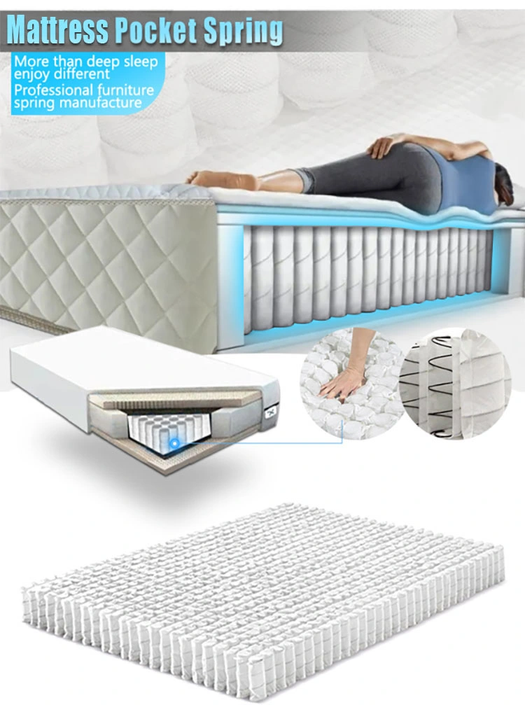 Factory Sales Cheap Comfortable King Size Mattress Spring Pocket Coil