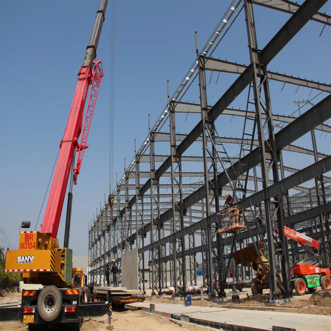 High Quality Prefabricated Steel Warehouse Workshop Clear Span Customize Steel Structure