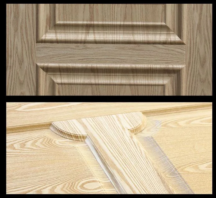 Factory Cheap Solid Wooden Door Skin Veneer Panel for Entrance Decoration