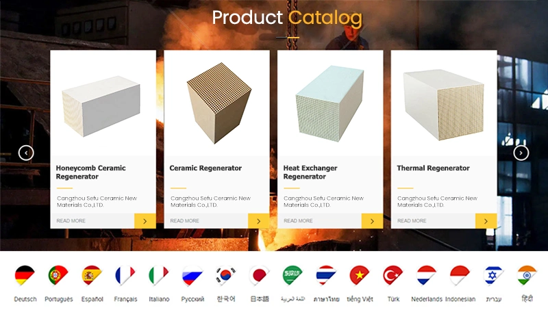 Mullite/ Cordierite Catalyst Substrate Honeycomb Ceramic Regenerator for Rto Heat