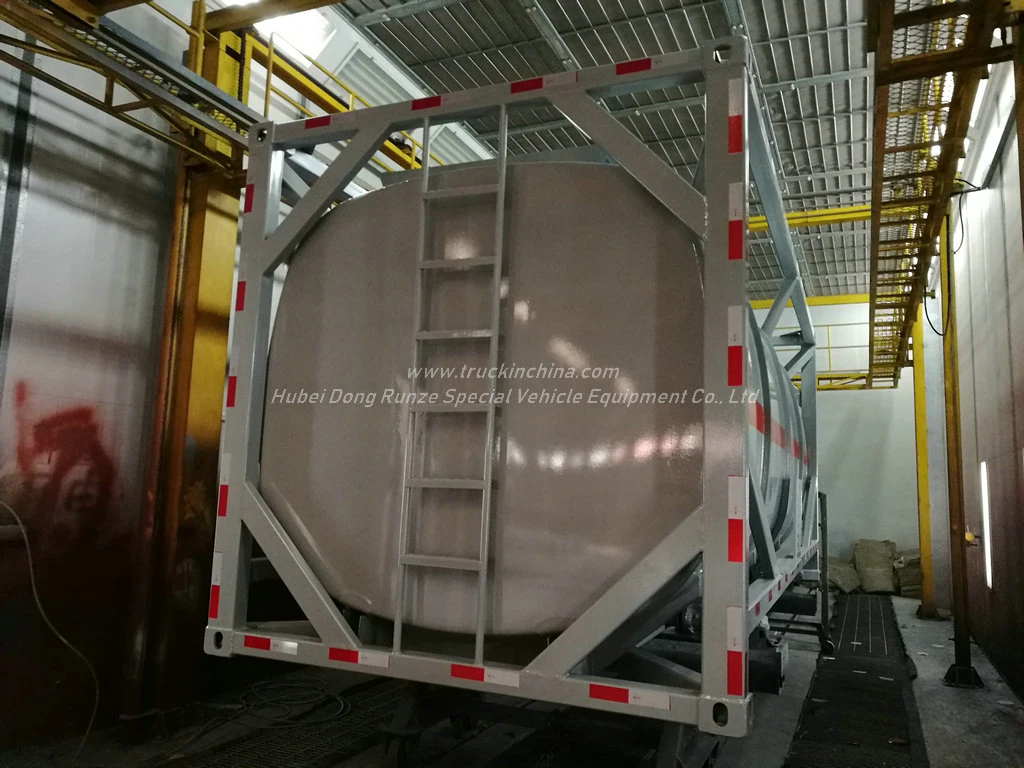 Un1790 Isotank Container for Road Tank Transport Hydrofluoric Acid (HF) Un1791 Sodium Hypochlorite, Liquid Naclo 18, 000liers -20, 000liers