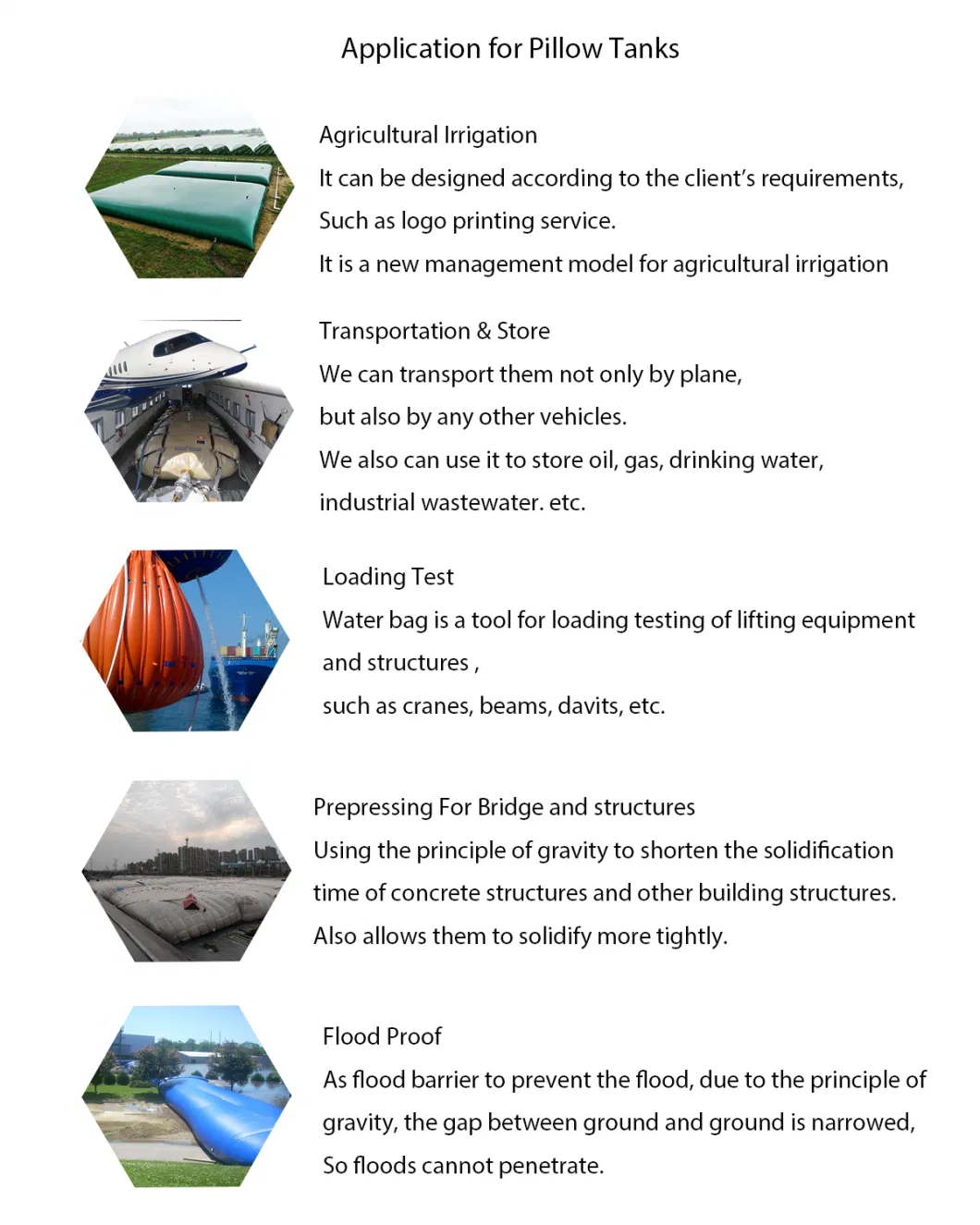 Litong Industry Inflatable Soft 15000 Liter PVC Tarpaulin Tear Resistance Storage Water Bladder Pillow Storage Tank with SGS Approved