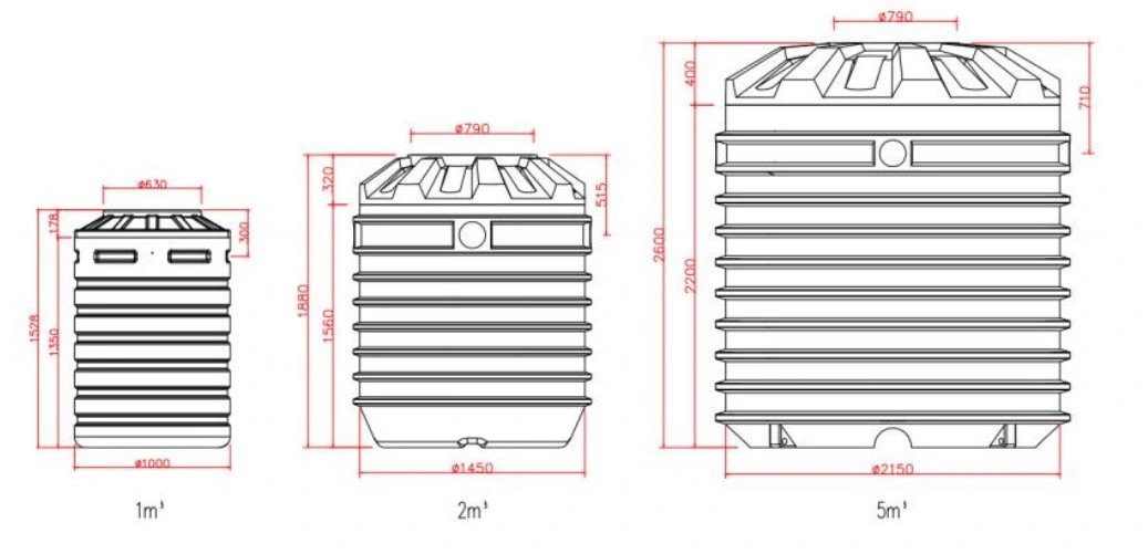 Portable Convenient Installation Sewage Water Treatment Equipment Purification Tank