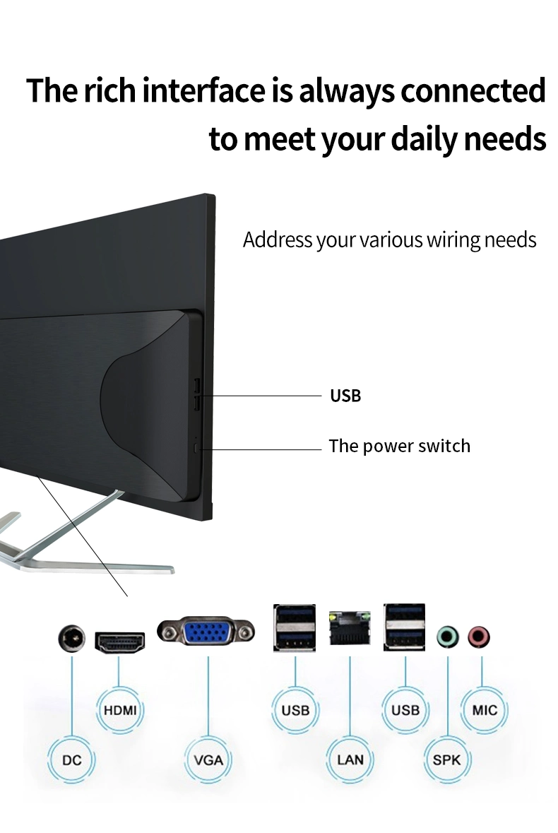 Yowxii Brand Office and Home Rotatable Lifting All-in-One Desktop Computer