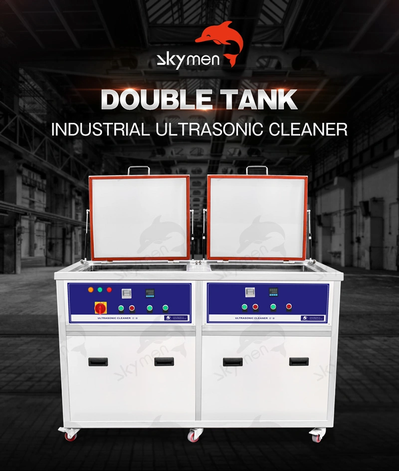 Superior Double Tanks with Drying Function Industrial Ultrasonic Cleaner with Cleaning Tank and Hot-Wind Tank 150L