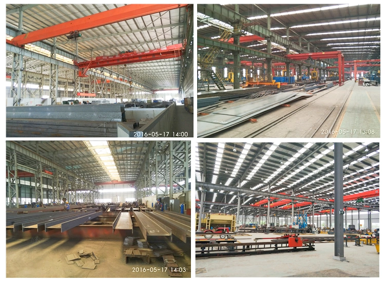 Galvanized/Painted Hangar/Garage/Storage/Shed Metal Construction Prefab/Prefabricated Design Frame Workshop/Warehouse Steel Structure for Industrial Building