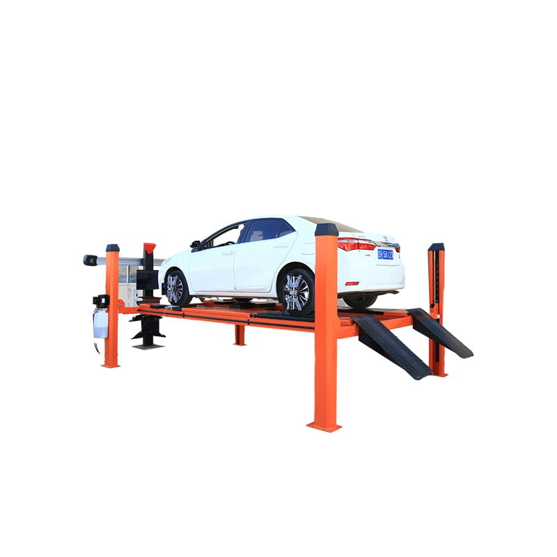 Car Four Pillar Lift, Four Wheel Positioning Elevator, Dedicated Positioning Lifting Platform for Automotive Maintenance and Positioning Equipment
