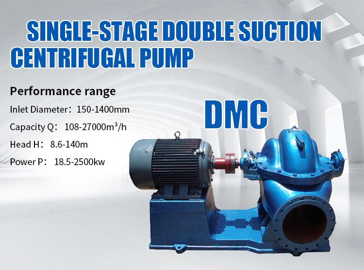 High Quality Large Flow Single Stage Double Suction Sea Water Centrifugal Pump Fire Diesel Engine Pump
