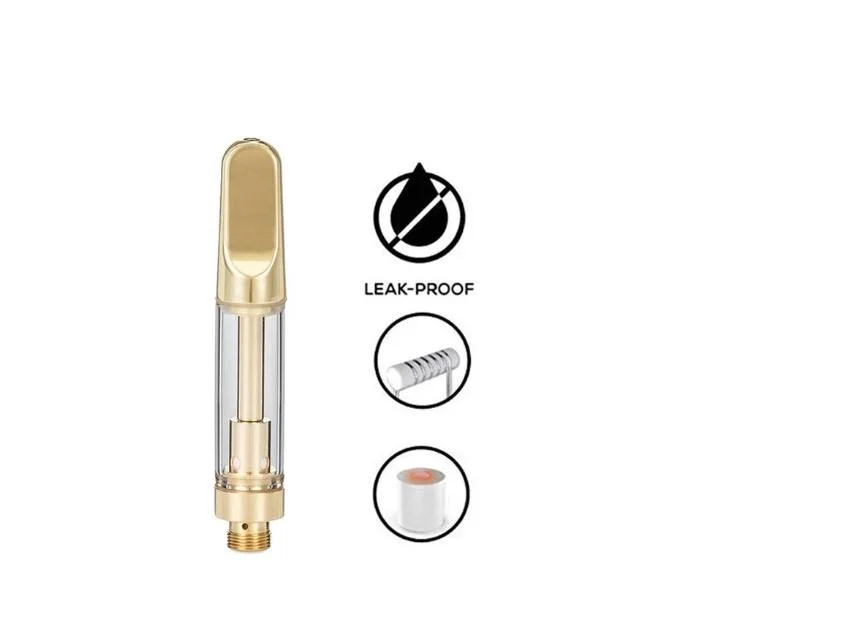 New Design Vape Atomizer Th205 Vape Cartridge 510 Thread Ceramic Coil Oil Cartridge Ceramic Tip Smoking Glass Tank