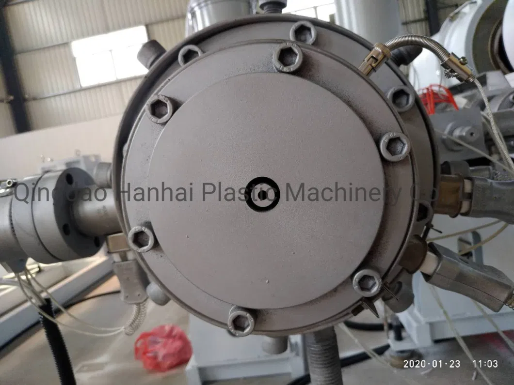 Double Screw PVC Helix Reinforced Garden Hose Elecrical Threading Conduit Water Supply Drain Waste Pipe Tube Extrusion Making Machine