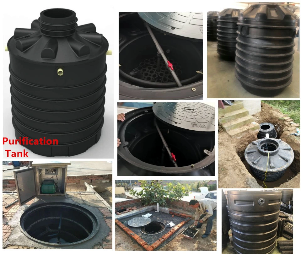 Portable Convenient Installation Sewage Water Treatment Equipment Purification Tank