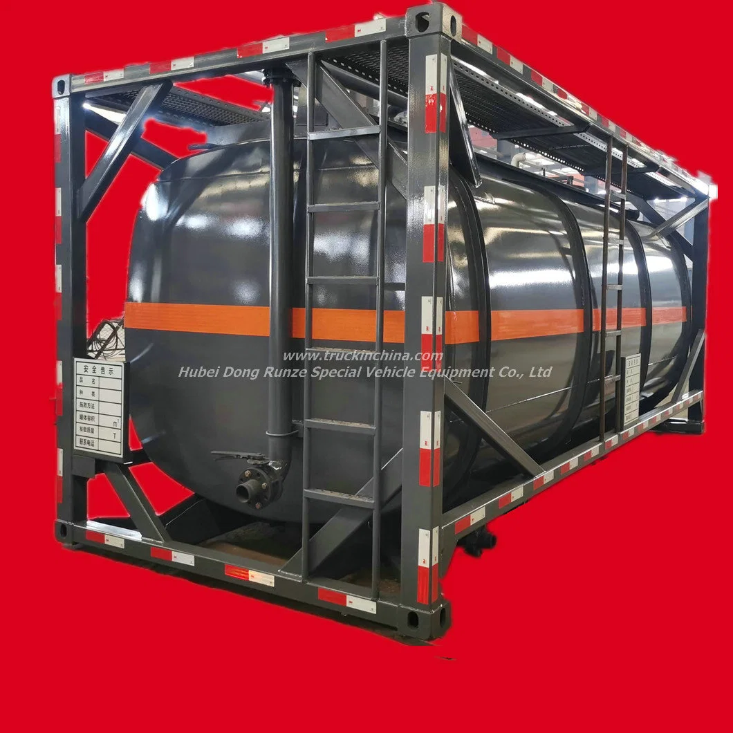 30FT Un 2031 Portable Tank for Corrosive Concentrated Nitric Acid Hno3 (Pure Aluminium Tank 22CBM)