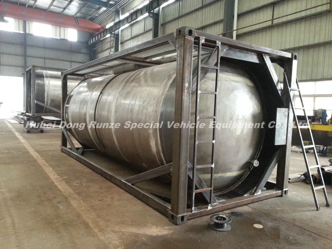 Trichlorosilane (SiHCl3) Isotank 20FT Tank Container Frame Trichlorosilane, Silicochloroform (Chemical Storage or Road Transport Tank)