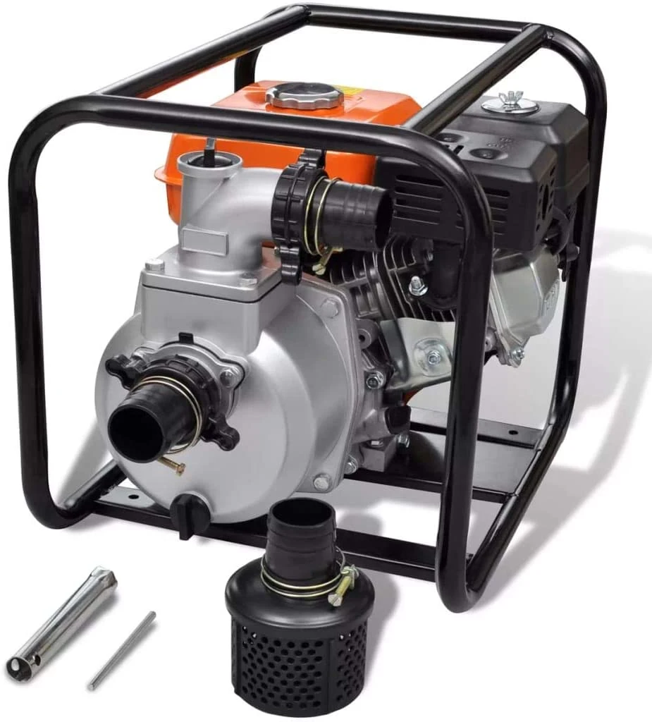Water Transfer Pump Portable 5.5HP 4-Stroke Gas Engine 2&quot; Inch Intake Gasoline Water Pump (WP20X)