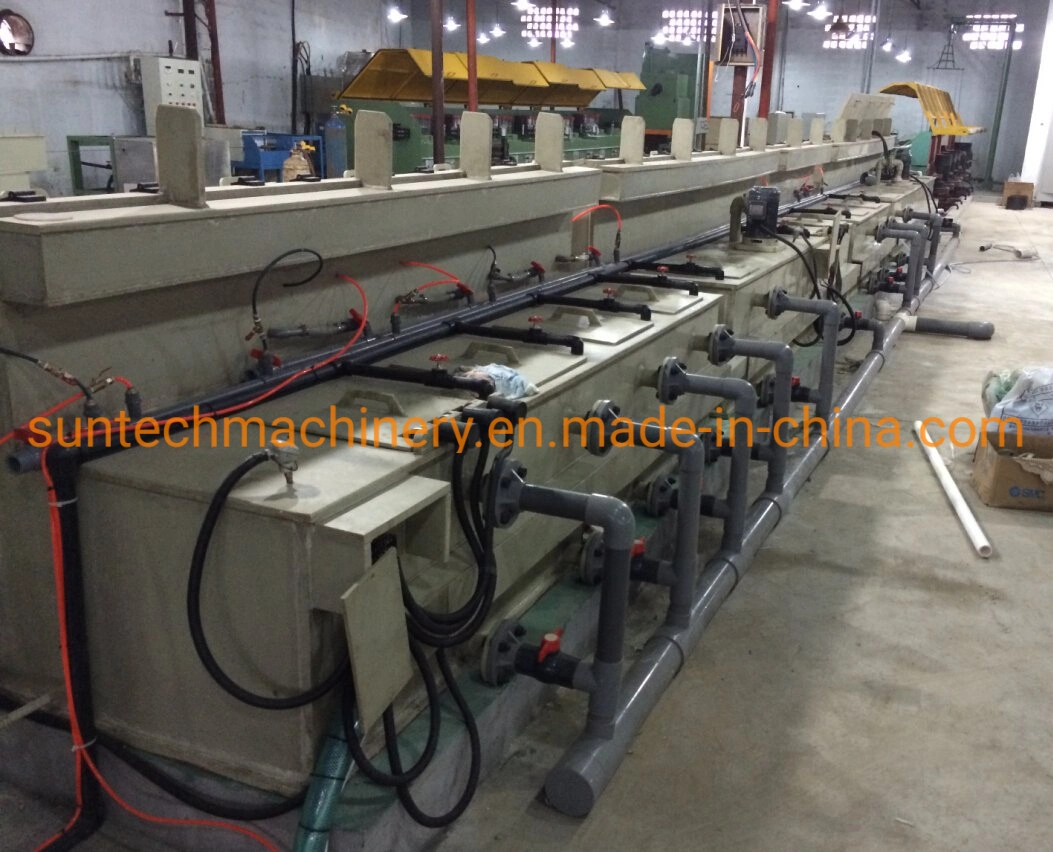 Gas Shielded MIG/CO2 Welding Wire Drawing Copper Coating Plating Machine Production Line