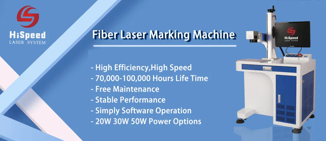 Manufacture Price Metal Engraving Etching 20W Fiber Laser Marking Machine Equipment
