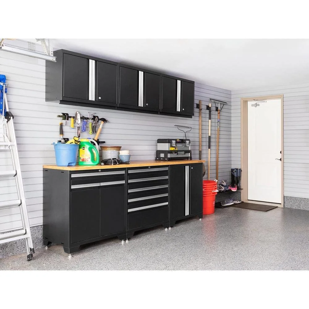 12-PC. Steel Garage Cabinet Set Tool Cabinet