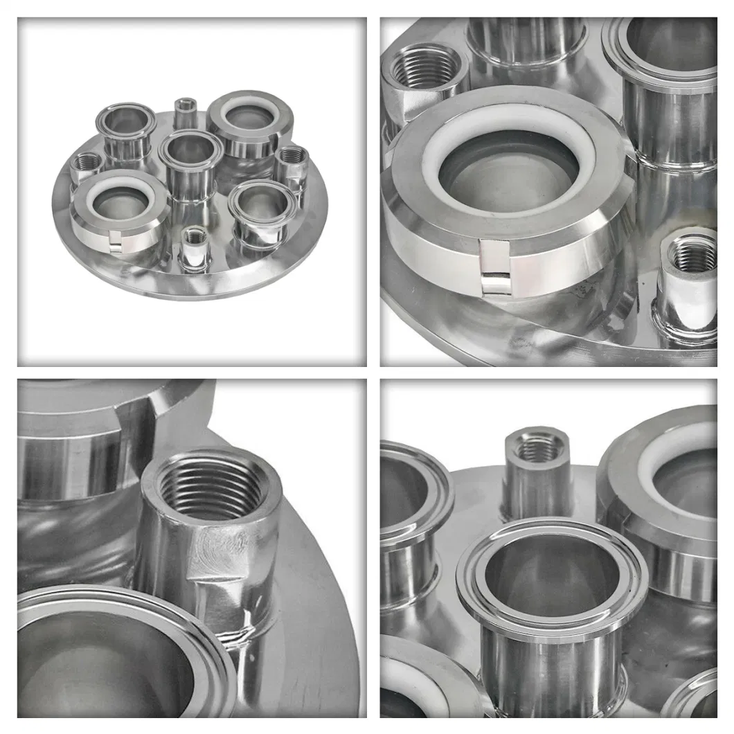 Stainless Steel Sanitary Anti-Corrosion OEM Hemispherical Lids for Extraction Tank