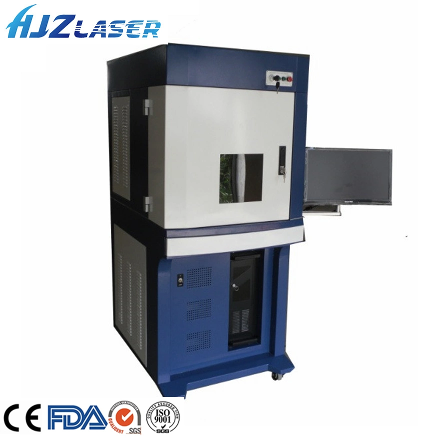 Hjz 20W 30W 50 Watt Closed Laser Marking Machine Cabinet Fiber Laser Marking Machine