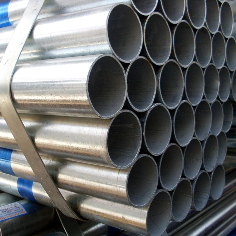 Source Factory Direct Sales Galvanized Round Steel Pipe Seamless Steel Pipe Q195/Q235/Q355 6m 12m Galvanized Steel Pipe