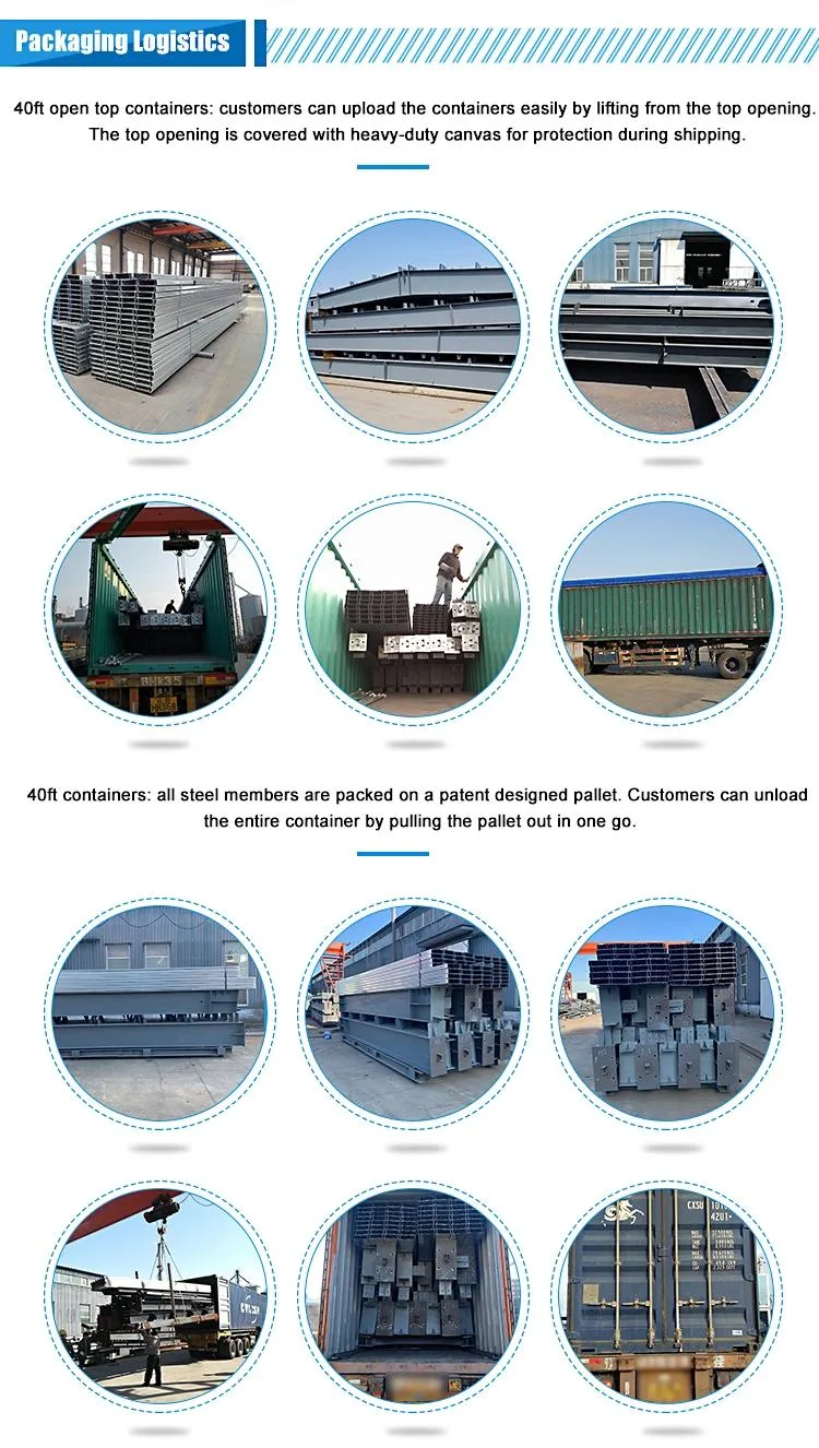 Prefabricated Steel Structure Building Steel Structure School Office Warehouse