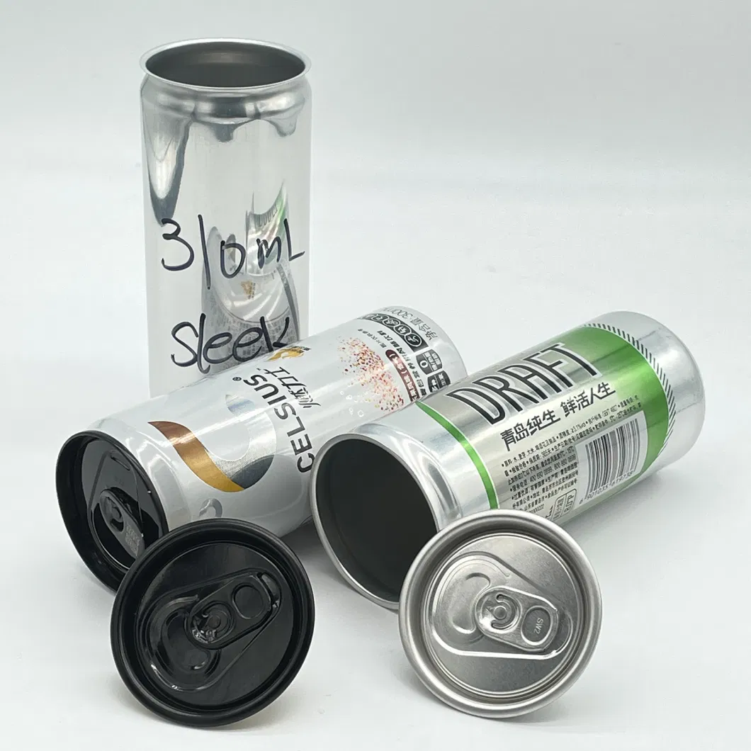 Custom Printing 200ml 250ml 310ml 330ml 355ml 473ml 500ml 12oz Beverage Aluminum Beer Cans for Soft Drinks with Pull Tab